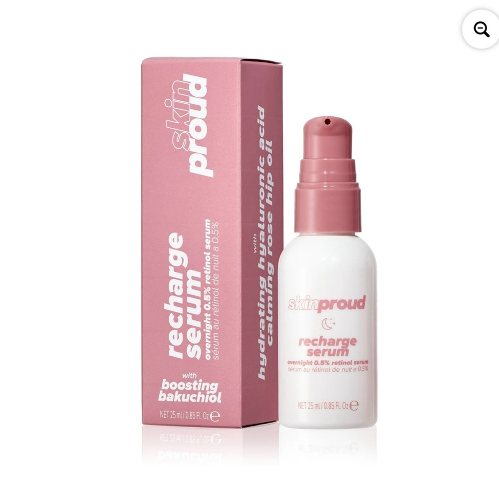 NWT Skin Proud Recharge Serum, 0.5% Retinol Face Serum, 0.85 fl oz
